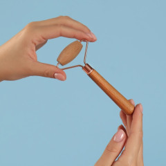 Массажёр для лица Бежевый 13*5,8см