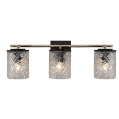 Светильник настенный EUROSVET 20095/3 черный/золото