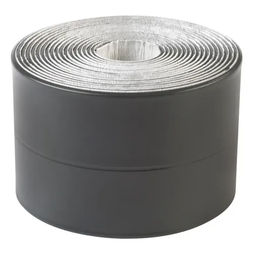 Бордюрная лента для ванной АККУРАТ графит 60 мм, 3.35 м