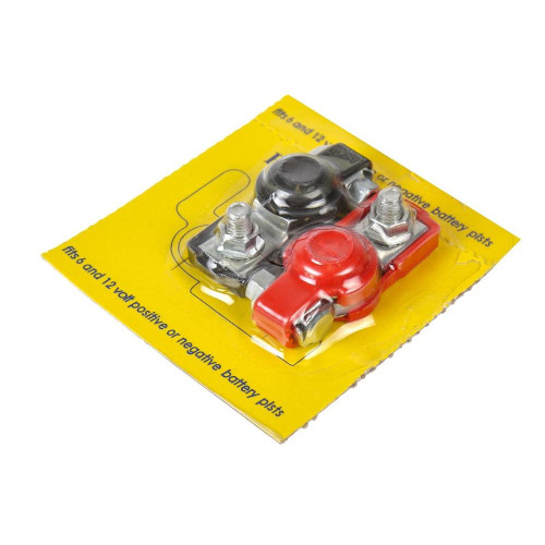 Клемма аккумуляторная универсальная К-008 2шт с защитный колпачком (2856912)