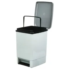 Контейнер для мусора 19л прямоугольный с педалью (453221)