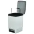 Контейнер для мусора 19л прямоугольный с педалью (453221)