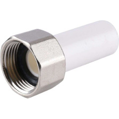 Штуцер п/п с гайкой KALDE вн. резьба ф 20х3/4