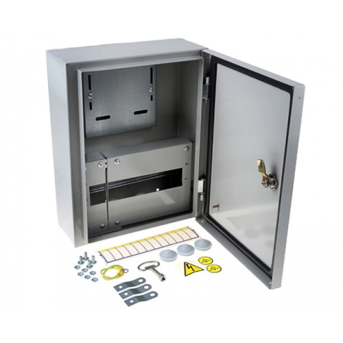 Корпус металлический ЩУРн-1/12з-0 74 У2 IP54 (395х310х165) IEK MKM22-N-12-54-Z (469221)