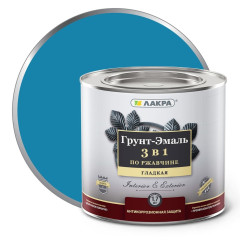 Грунт-эмаль Лакра 3 в 1 Голубой 1,7кг Л-С