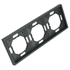 Рамка 3-пост ЭМИЛИ черный PFR00-5003-05