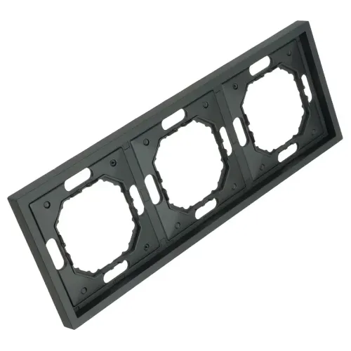 Рамка 3-пост ЭМИЛИ черный PFR00-5003-05