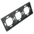 Рамка 3-пост ЭМИЛИ черный PFR00-5003-05
