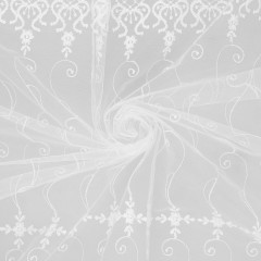 Тюль Ле-Гранд Флер 300*260 с утяжелителем белый