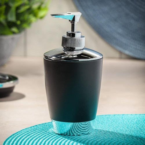 Дозатор для жидкого мыла, пластик, черный, Y4-6505 (432161)