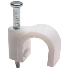 Скобы круглые пластиковые 10мм (25шт/упак) Fortisflex