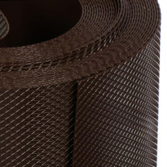 Лента бордюрная протэкт H=30см, L=9м коричневая д/газонов (451974)