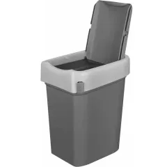 Контейнер для мусора SMART BIN серый 25л (845519)