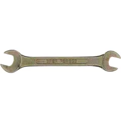 Ключ гаечный СИБРТЕХ рожковый, желтый цинк  8х 9мм (14302)