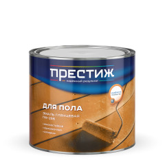 Эмаль ПФ-266 ПРЕСТИЖ красно-коричневая 1,9 кг