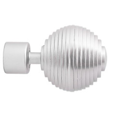 Карниз Ле-Гранд кованный твист 3,0м (1ряд) D25 серебро мат., Дюна