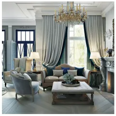 Розетка 2P+Е Катрин серебро крышка,с защитной шторкой GLS16-7112-03