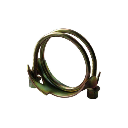 Хомут силовой двухболтовый, спиральный 127-142 мм