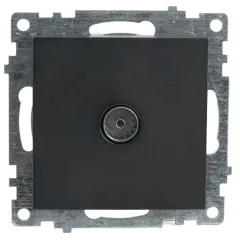 Розетка TV Катрин черный GLS00-7108-05