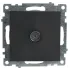 Розетка TV Катрин черный GLS00-7108-05