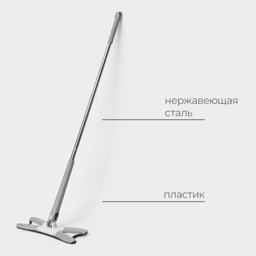 Швабра Twist Raccoon микрофибра 36х14см стальная ручка (7865746)