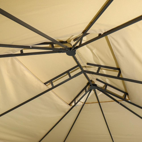 Шатер Green Days 3х3х2,6м с москитной сеткой 4-х угольный, песочный DU362-orig (397457)