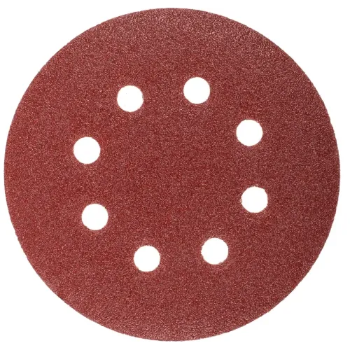 Круг шлиф. ВОЛАТ перф. 125мм, Р 40, 10шт (80010-40)