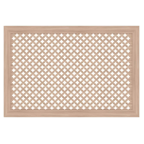 Радиаторная вентиляционная решетка из МДФ STELLA Готико 90*60 дуб сонома