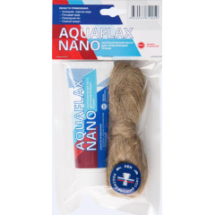 Паста сантехническая 80гр + лён 20гр AquaflaxNano