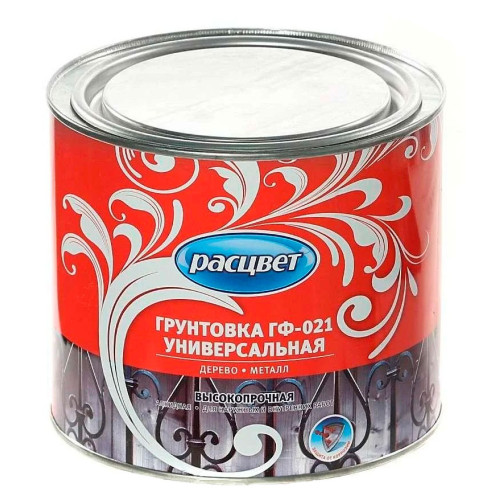 Грунт РАСЦВЕТ ГФ-021 алкид серый д/нар и вн. 2,2 кг