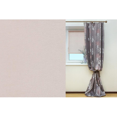 Рулонные жалюзи Гелакси 72,5*175 цвет пудра