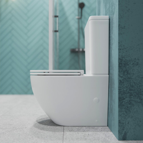 |Унитаз-компакт EVA GOLD A2809 тонкое сиденье ДП, безободковый