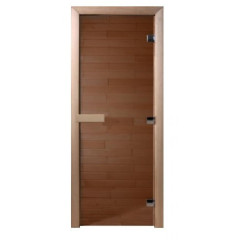 Дверь банная DoorWood 70*180 Бронза(*8)