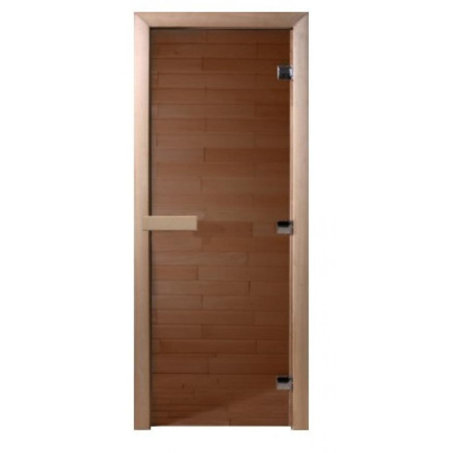 Дверь банная DoorWood 70*180 Бронза(*8)