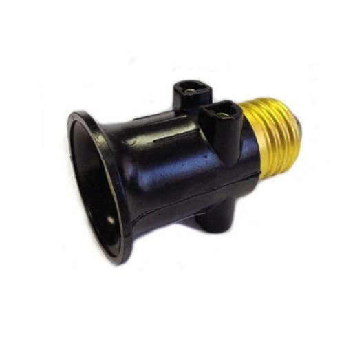 Патрон-розетка Е27 карболитовый черный TDM SQ0335-0022 (451984)