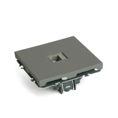 Розетка PC ЭМИЛИ платиново-серый RST00-5117-10