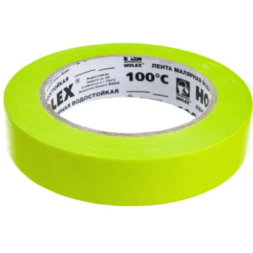 Скотч малярный HOLEX жаро-водостойкий 24ммх50м (HAS-382253)