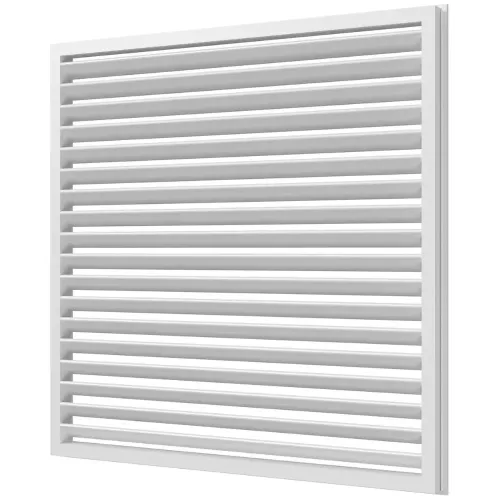 Радиаторная вентиляционная решетка из ПВХ П6060Р сер.