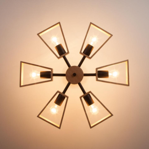 Светильник EUROSVET 70056/6 черный