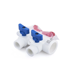 Коллектор п/п с шаровыми кранами RTP ф 40х20 на 2 выхода