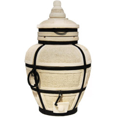 Тандыр Сармат Большой с откидной крышкой (подставка, кочерга, совок, шампуры 8шт в комплекте)