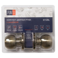 Защелка DK672/BL AB-ET (кл./фик.) бронза (49511) (PUNTO)