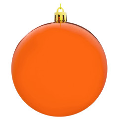 Шар новогодний СНОУ БУМ (372-496) 10см, пластик, 1шт, бронза