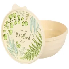 Миска пластиковая Бытпласт 850мл с крышкой бежевая (481973)