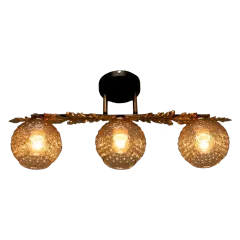 Светильник ЭкономСвет 12144/3BK+FGD AMB