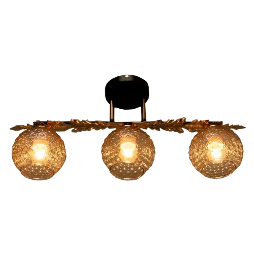 Светильник ЭкономСвет 12144/3BK+FGD AMB