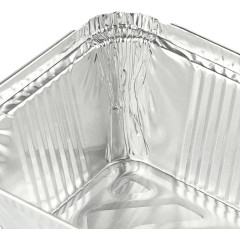 Форма для запекания, алюминиевая фольга, 21,7x11,3x5,3см, дно 18,1x7,7cм, 865мл (438-137)