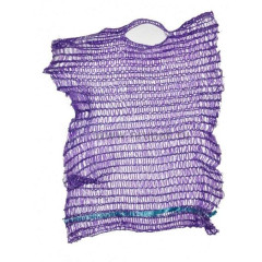 Сетка овощная 21х31см с ручками фиолетовая (3кг)