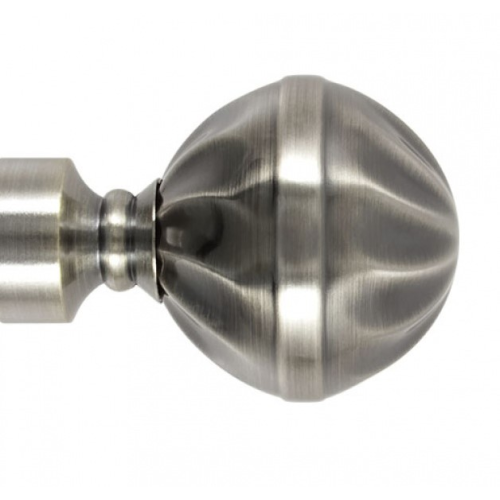 Карниз Ле-Гранд кованный Наконечник Орион d25 серебро мат. (1 шт)