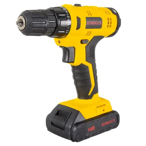 Шуруповерт EUROLUX ДА-14/2Li (900/72/14/39) (*15)